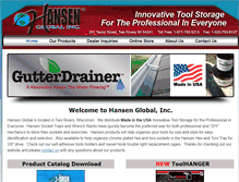 Tablet Screenshot of hansenglobalinc.com